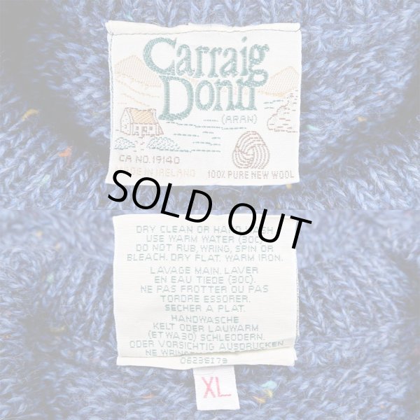 画像3: 00's Carraig Donn フィッシャーマンセーター "MADE IN IRELAND" (3)