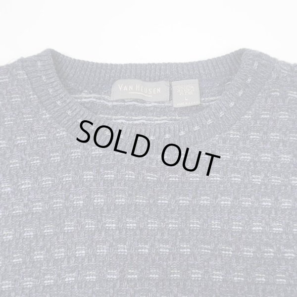 画像3: 90's VAN HEUSEN 総柄 コットンニット "MADE IN USA" (3)