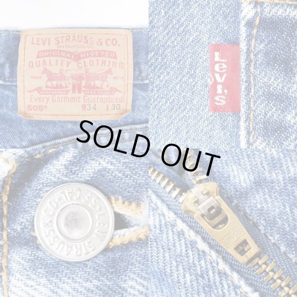 画像4: Early 00's Levi's 505 デニムパンツ "MADE IN USA / W34 L30" (4)