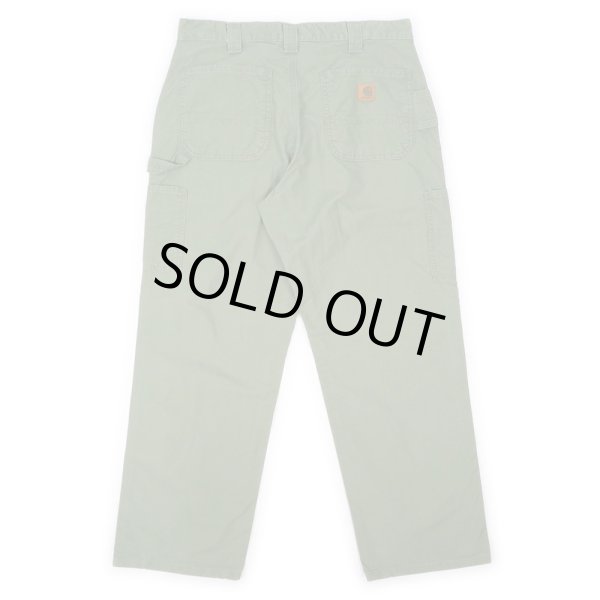 画像2: 00's Carhartt ライトダック ペインターパンツ "W34 L30 / OLIVE" (2)