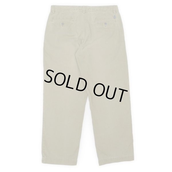 画像2: 90's Polo Ralph Lauren ノータック チノトラウザー “PROSPECT PANT / OLIVE / W33 L30” (2)