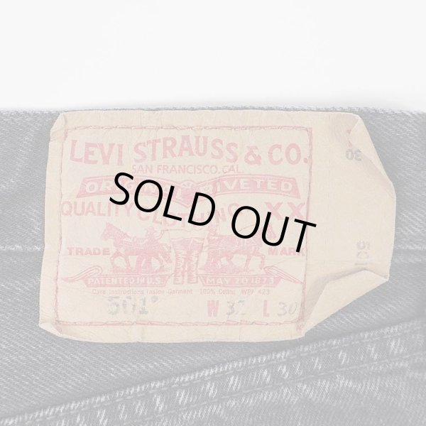 画像3: 00's Levi's 501 ブラックデニムパンツ "W32 L30" (3)