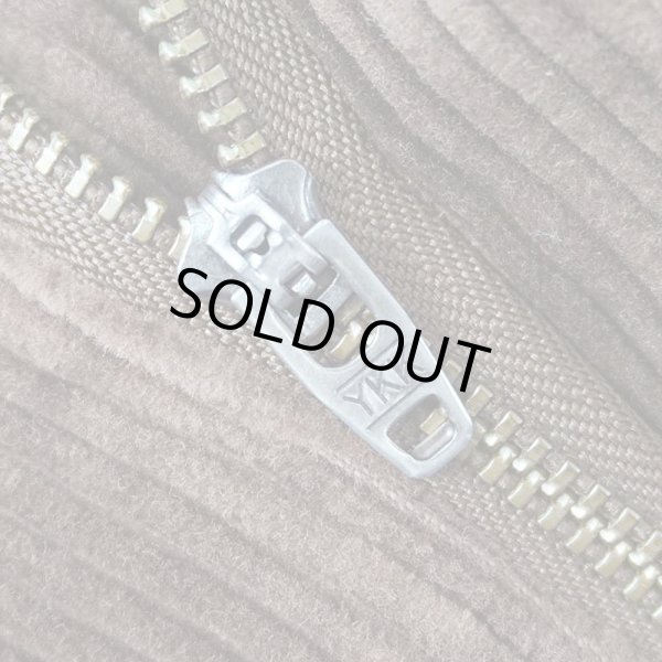 画像5: 00's Polo Ralph Lauren ノータック 太畝コーデュロイトラウザー "DARK BROWN" (5)