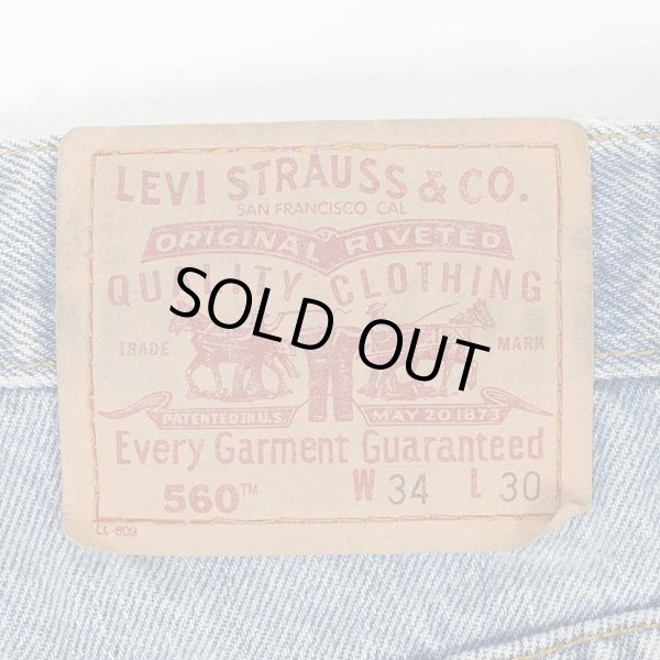 画像3: Early 00's Levi's 560 デニムパンツ "MADE IN CANADA / W34 L30" (3)