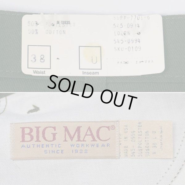 画像3: 90's BIG MAC 5ポケット ワークパンツ "MADE IN USA / DEADSTOCK / LODEN" (3)