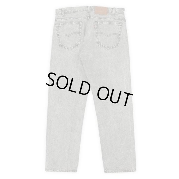 画像2: 80-90's Levi's 505 先染め カラーデニムパンツ "MADE IN USA / W36 L30 / LIGHT GRAY" (2)