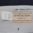 画像3: 80's Levi's ピンストライプ柄 アクションスラックス (3)