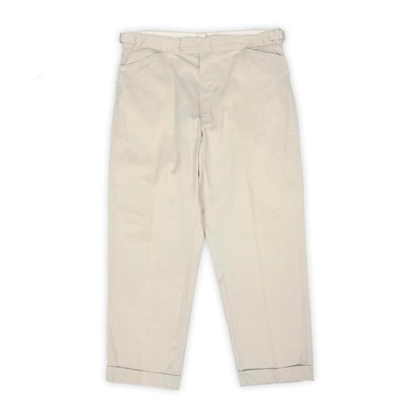 画像1: 60's Dickies コットンサテン マックイーンパンツ "W33 L27相当" (1)