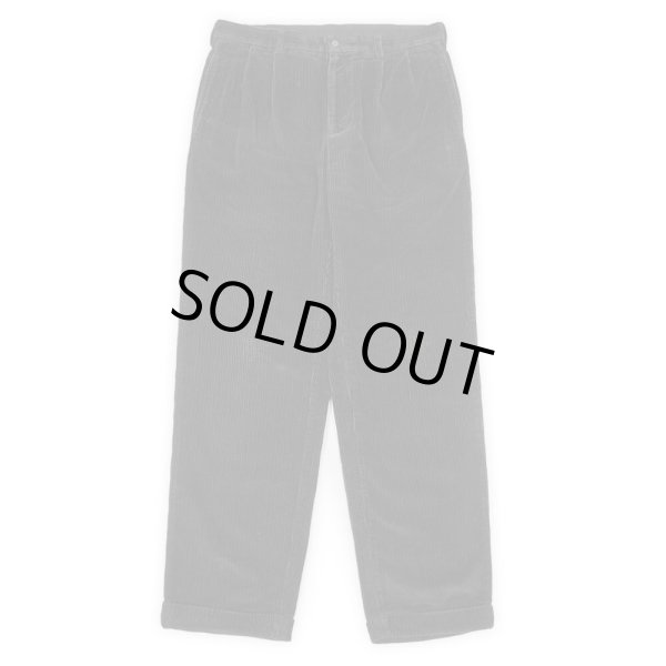 画像1: 00's Brooks Brothers 2タック 太畝コーデュロイトラウザー "DARK BROWN / W34 L32" (1)