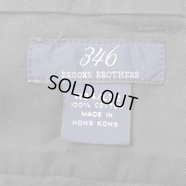 画像3: 00's Brooks Brothers 2タック 太畝コーデュロイトラウザー "DARK BROWN / W34 L32" (3)