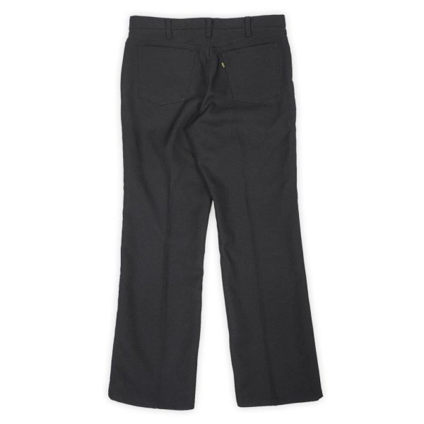 画像2: 80's Levi's 10517-6159 ブーツカットパンツ "MADE IN USA / BLACK / W36 L30" (2)
