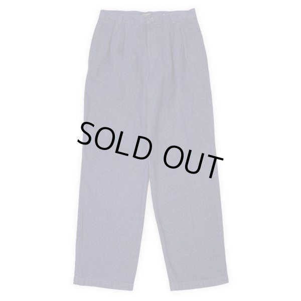 画像1: Early 00's DOCKERS 2タック デニムトラウザー "DARK INDIGO / W32 L32" (1)