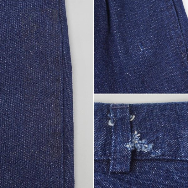 画像5: Early 00's DOCKERS 2タック デニムトラウザー "DARK INDIGO / W32 L32" (5)