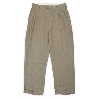 90's PERRY ELLIS 2タック リネントラウザー 
