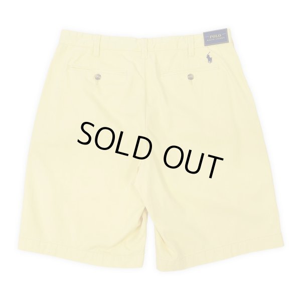 画像2: 00's Polo Ralph Lauren チノショーツ "DEADSTOCK / YELLOW" (2)