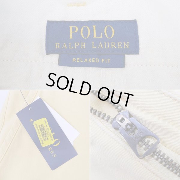 画像4: 00's Polo Ralph Lauren チノショーツ "DEADSTOCK / YELLOW" (4)