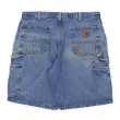 画像2: 00's Carhartt デニムペインターショーツ (2)