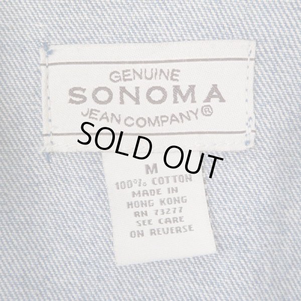 画像3: 90's SONOMA デニムファイヤーマンコート (3)