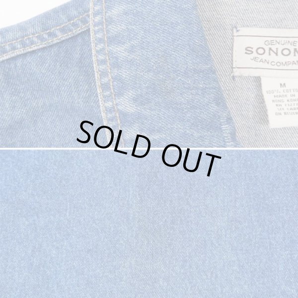 画像5: 90's SONOMA デニムファイヤーマンコート (5)