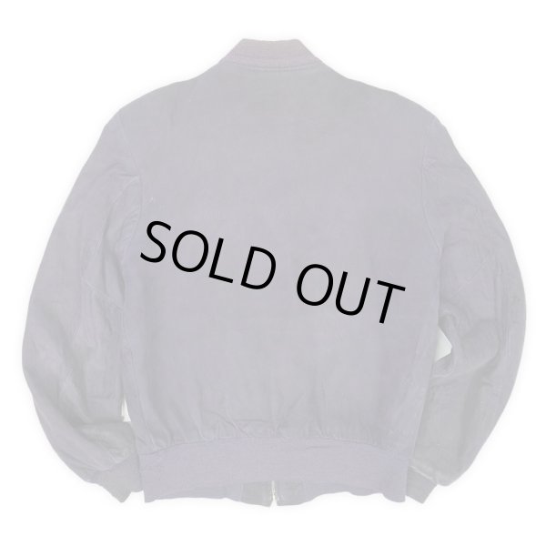 画像2: 50's Daniel Boone スエードレザーブルゾン "FADE NAVY" (2)