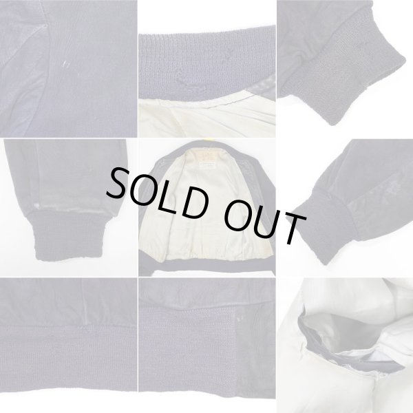 画像4: 50's Daniel Boone スエードレザーブルゾン "FADE NAVY" (4)