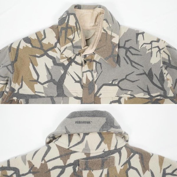 画像3: 90's unknown プレデターカモ柄 ウールシャツジャケット (3)