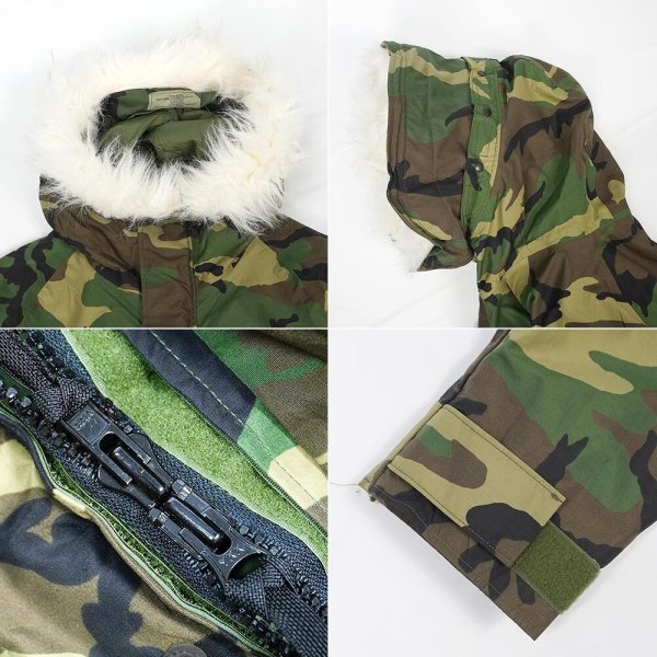 画像4: 00's US.ARMY ECWCS ウッドランドカモ柄 GORE-TEX PARKA "DEADSTOCK / LARGE-REGULAR" (4)