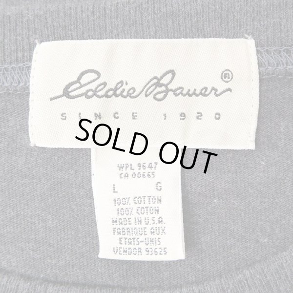 画像2: 90's Eddie Bauer L/S ポケットTシャツ "MADE IN USA" (2)