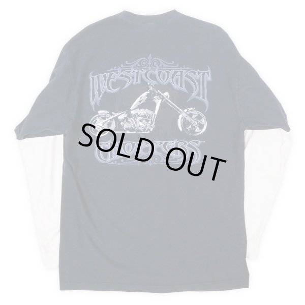 画像2: 90's WEST COAST CHOPPERS フェイクレイヤード L/S Tシャツ (2)