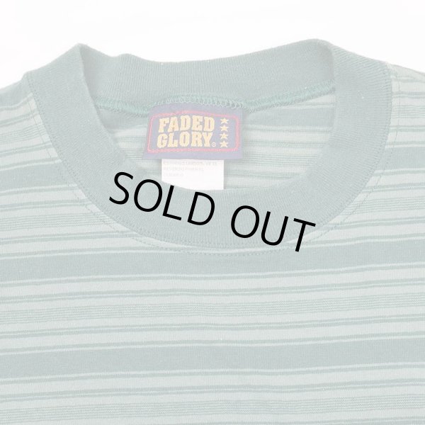 画像3: 90's FADED GLORY マルチボーダーTシャツ "MADE IN USA" (3)