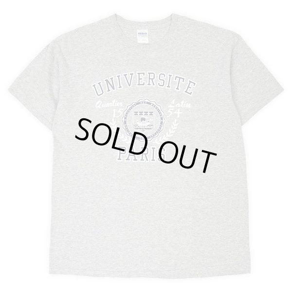 画像1: 00's UNIVERSITE PARIS カレッジプリントTシャツ (1)