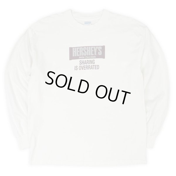 画像1: 00's HERSEY'S L/S ロゴプリントTシャツ (1)