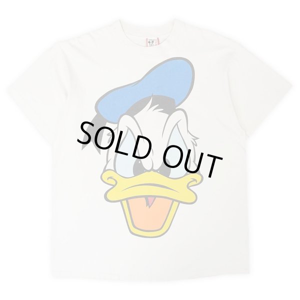 画像1: 90's Disney ビッグフェイスプリントTシャツ “Donald Duck / MADE IN USA” (1)