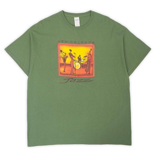 画像1: 00's NEW ORLEANS JAZZ プリントTシャツ (1)