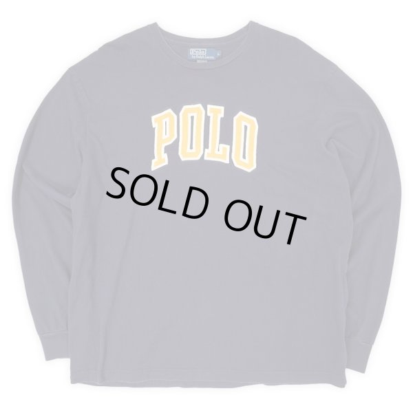 画像1: 90's Polo Ralph Lauren L/S Tシャツ “Big Logo Embroidery” (1)