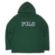 画像1: 00's Polo Ralph Lauren ロゴプリント フーディーカットソー (1)