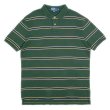 画像1: 90's Polo Ralph Lauren マルチボーダー柄 ポロシャツ “GREEN BASE” (1)