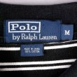 画像2: 90-00's Polo Ralph Lauren マルチボーダー柄 ポロシャツ "BLACK×WHITE" (2)