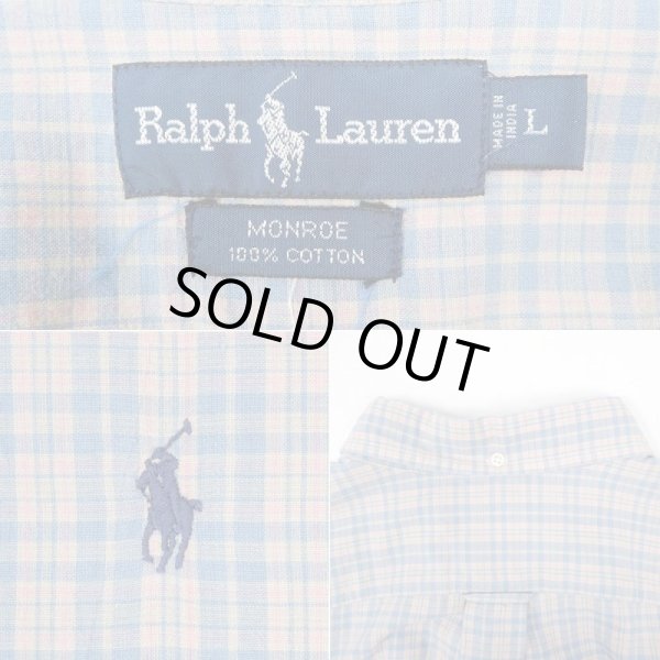 画像3: 90's Polo Ralph Lauren S/S ボタンダウンシャツ "MONROE" (3)
