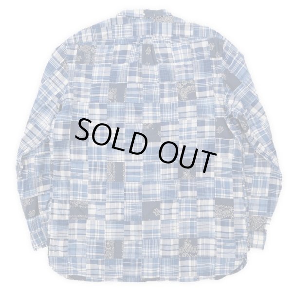 画像2: 00's Polo Ralph Lauren パッチワーク BDシャツ “INDIGO” (2)