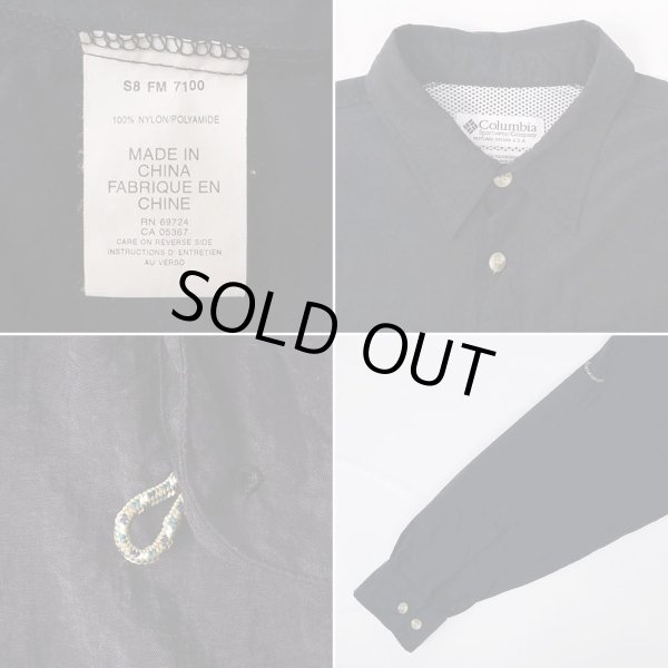 画像5: 90's Columbia PFG ナイロンフィッシングシャツ “BLACK” (5)