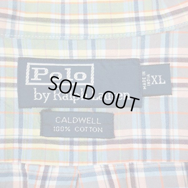 画像2: 90's Polo Ralph Lauren S/S オープンカラーシャツ "CALDWELL" (2)