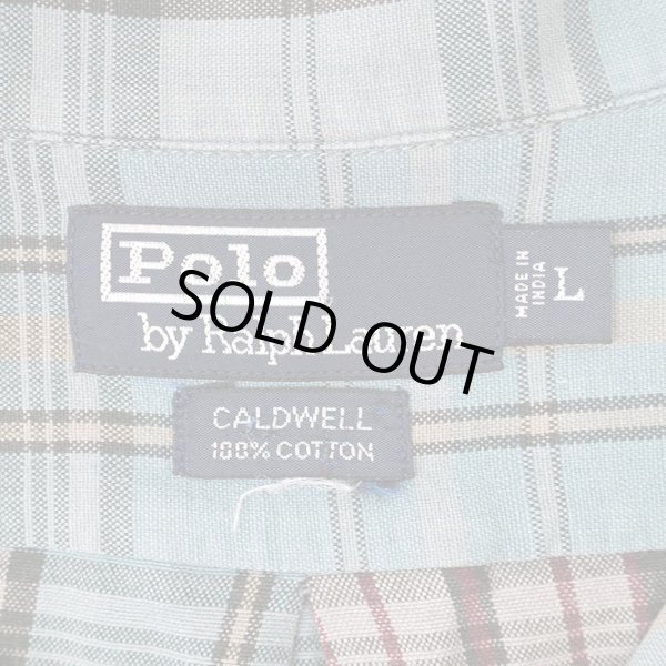 画像2: 90's Polo Ralph Lauren S/S オープンカラーシャツ "CALDWELL" (2)