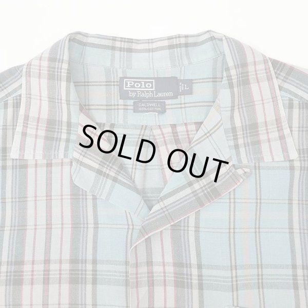画像3: 90's Polo Ralph Lauren S/S オープンカラーシャツ "CALDWELL" (3)