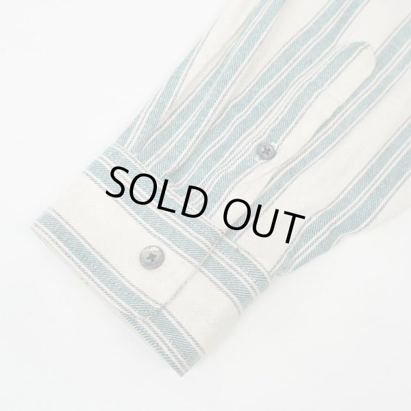 画像4: 80's Eddie Bauer マルチストライプ柄 フランネルシャツ "MADE IN USA / 黒タグ" (4)