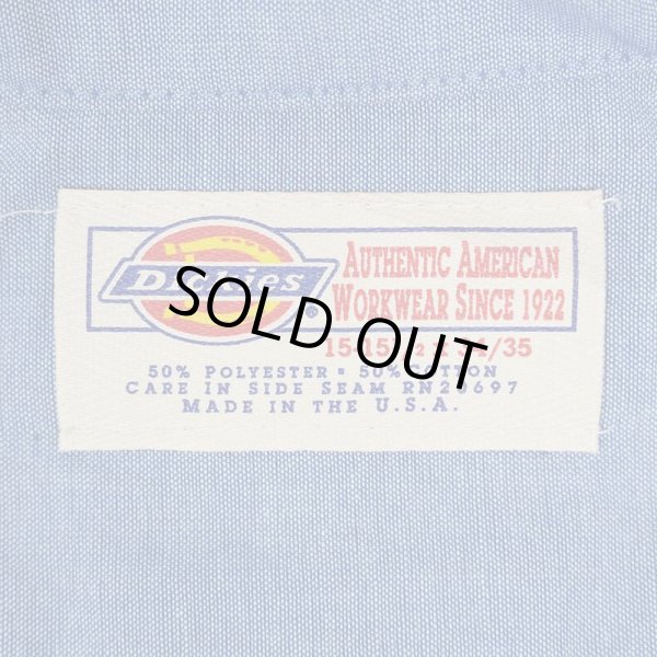 画像2: 00's Dickies シャンブレーシャツ "MADE IN USA / NON WASH" (2)