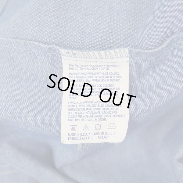 画像3: 00's Dickies シャンブレーシャツ "MADE IN USA / NON WASH" (3)