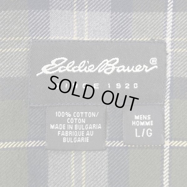 画像2: 90's Eddie Bauer フランネル ボタンダウンシャツ (2)