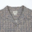 画像3: 00's L.L.Bean S/S 総柄 オープンカラーシャツ "BEIGE×NAVY" (3)