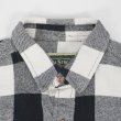 画像3: 00's Field & Stream ブロックチェック柄 ヘビーネルシャツ "White × Black" (3)